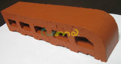 Žáruvzdorná cihlička Mulot brick zaoblená.