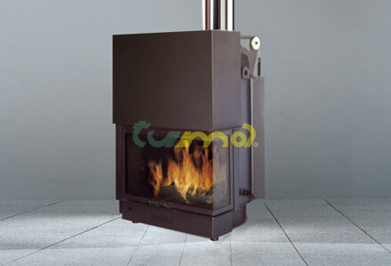 Edilkamin-ACQUATONDO 29 rohový / Itálie / 27,6 kW