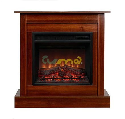 Aflamo Vigo Classic wenge volně stojící LED elektrický krb / Classicflame