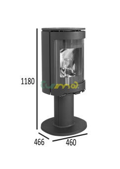 Jotul F 483 CB - rozměry