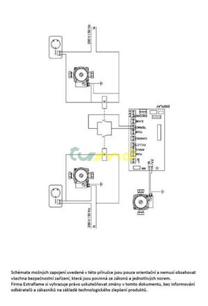 Comfort Idro - schéma zapojení elektroinstalace 1