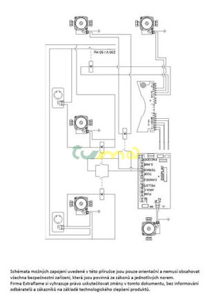 Comfort Idro - schéma zapojení elektroinstalace 3