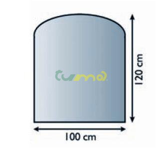 sklo pod kachle, hr.8mm 100x120 /Lienbacher/8822