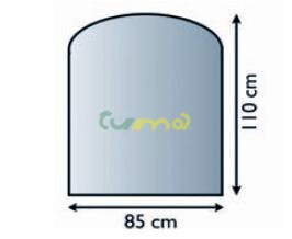 sklo pod kachle, hr.6mm 85x110 /Lienbacher/9812