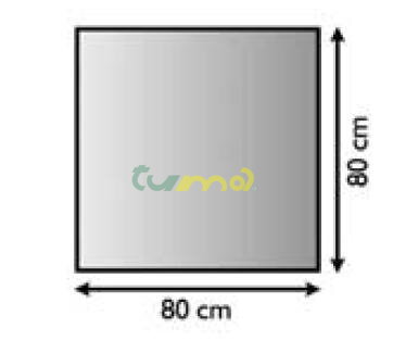 plech pod kachle, hr.1,5mm 80x80  /Lienbacher/antracit 1932