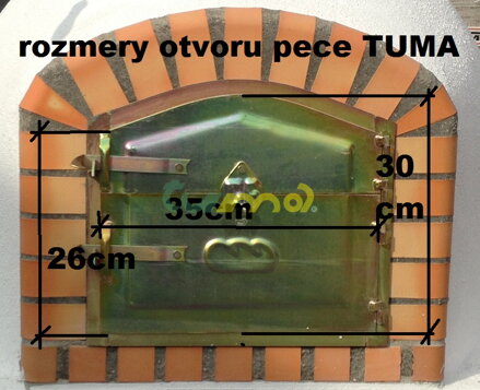 rozměry otvoru pece tuma