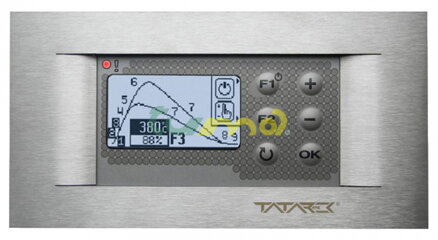 Regulátor hoření RT 08 OS Grafik Titan - vzduchová klapka o 150 mm !!! Novinka !!!