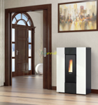 Marilena Plus bílá / 8 kW / - La Nordica Extraflame / Tal. / Možnost rozvodu vzduchu