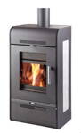 Teplovodní krbová kamna Andrus antracit / 15,3 kW / / Haas + Sohn CZ / 