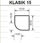 Krbová hlavice Klasik 15x20x20 /šxvxhl/