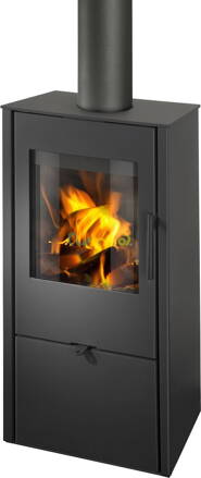 ALPERA F03 (8 kW) - černý plech / Romotop - CZ /
