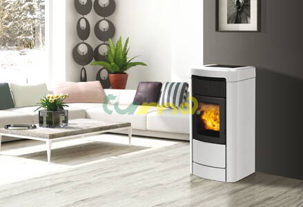 Edilkamin - LAYMA - pec na pelety, teplovzdušní, výkon 14 kW / Itálie / 