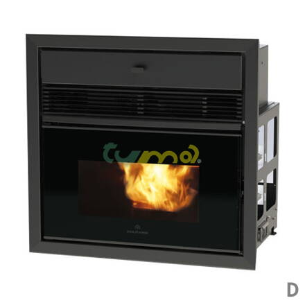 Pellkamin 12 se zásuvkou / 12 kW / - krbová vložka na pelety / Edilkamin /