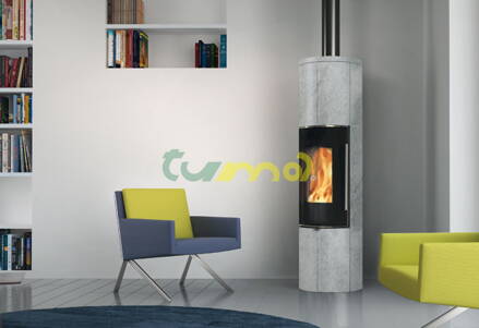 TALLY 8 UP S mastek (8 kW) - Edilkamin /Itálie/