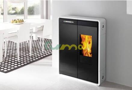 Tiny (9 kW) - Edilkamin / Itálie / možnost rozvodu vzduchu