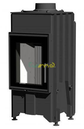 Krbová vložka KV Dynamic 2G44.55.01 / 7,5 kW / - rovné prosklení, CPV / ROMOTOP /