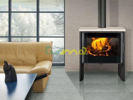 RIANO N 04 (6 kW) - plech + keramika / Romotop - CZ / 